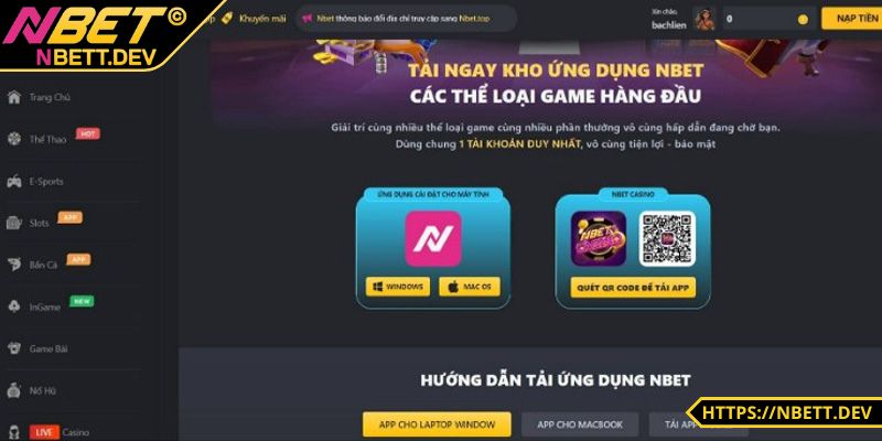 Tải ứng dụng về máy tính cho cược thủ 